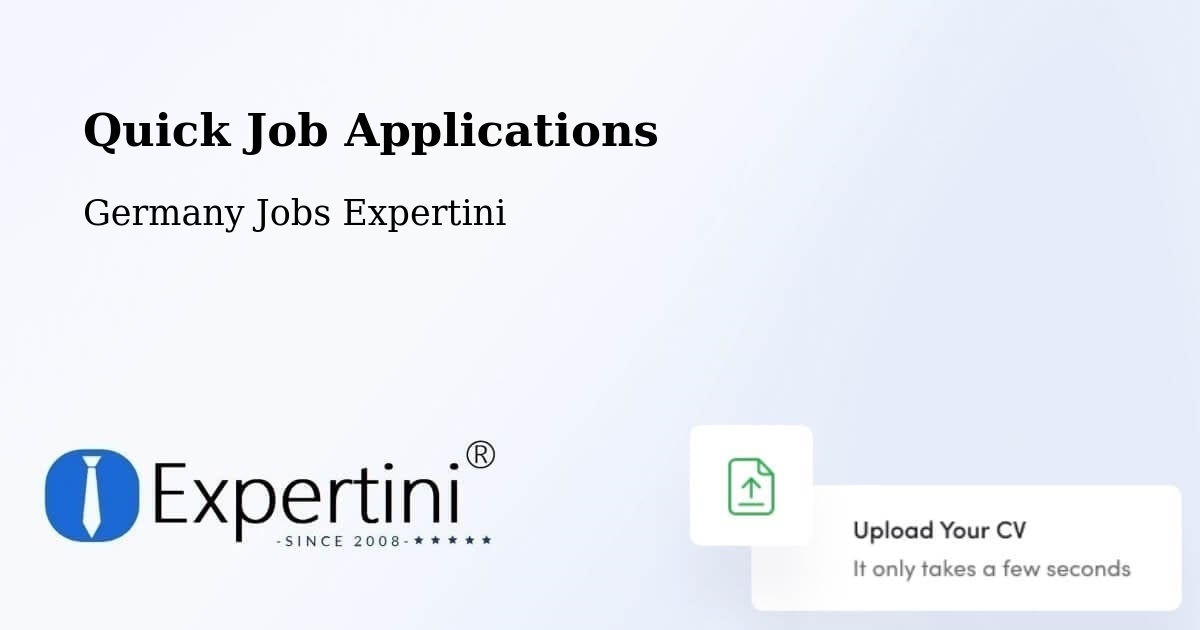 Quick Job Applications - Germany Jobs Expertini